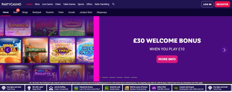 Party casino
